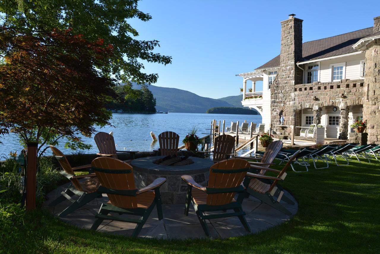 Lake George Boathouse Waterfront Lodging Болтон-Лендинг Экстерьер фото